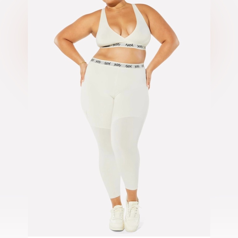 YITTY Major Label Shaping High-Waist Leggings White Size XL